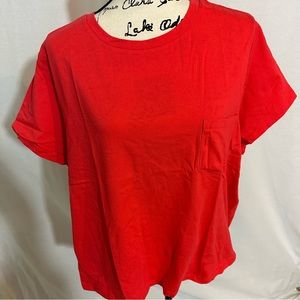BP Scoop Neck Short Sleeve Pocket Tee-NWT